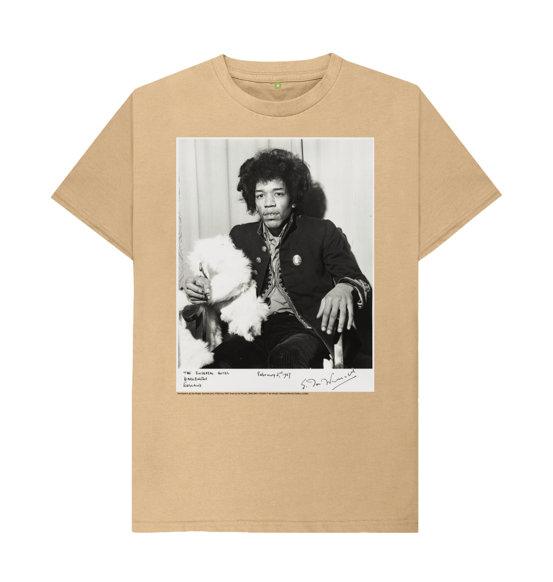 Sand printed t shirt front