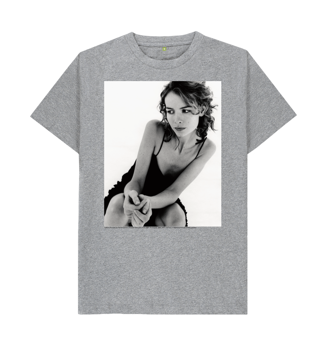 Athletic grey printed t shirt front