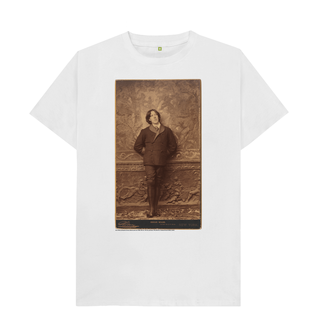 White printed t shirt front
