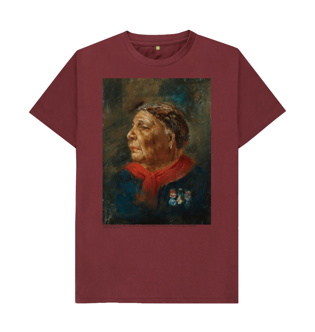 Red wine printed t shirt front