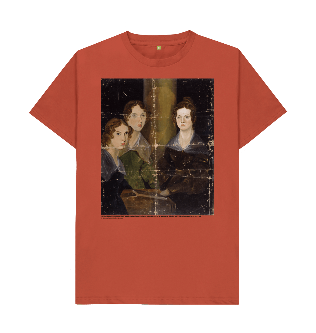 Rust printed t shirt front