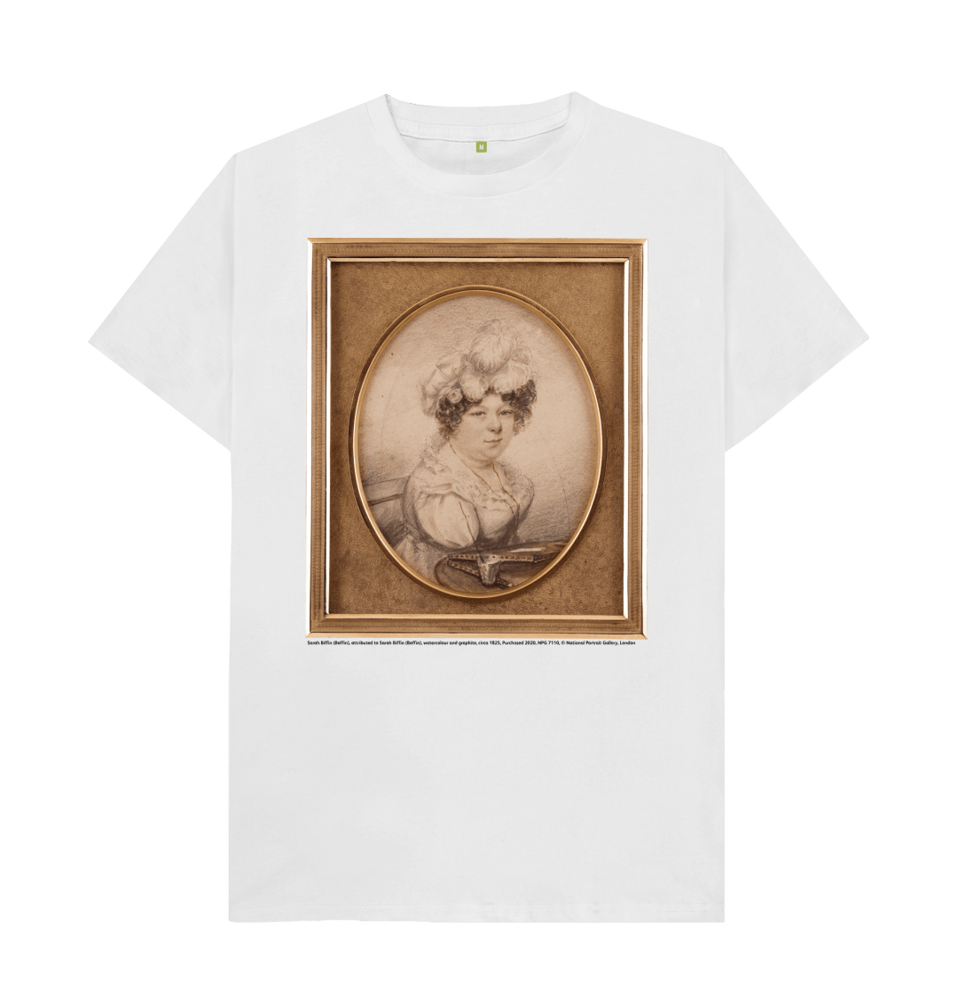 White printed t shirt front