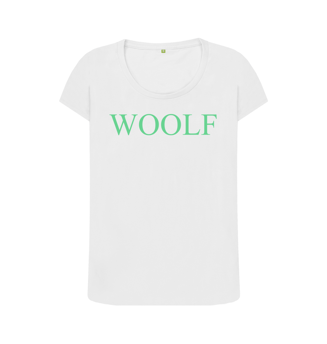 White printed t shirt front