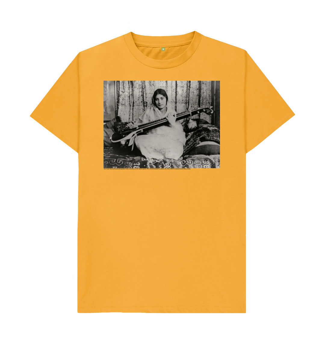 Mustard printed t shirt front