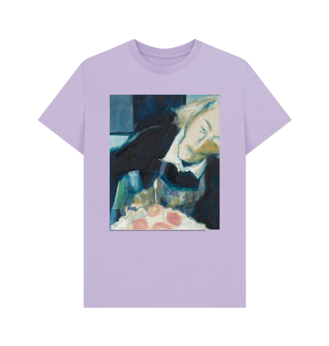 Lilac printed t shirt