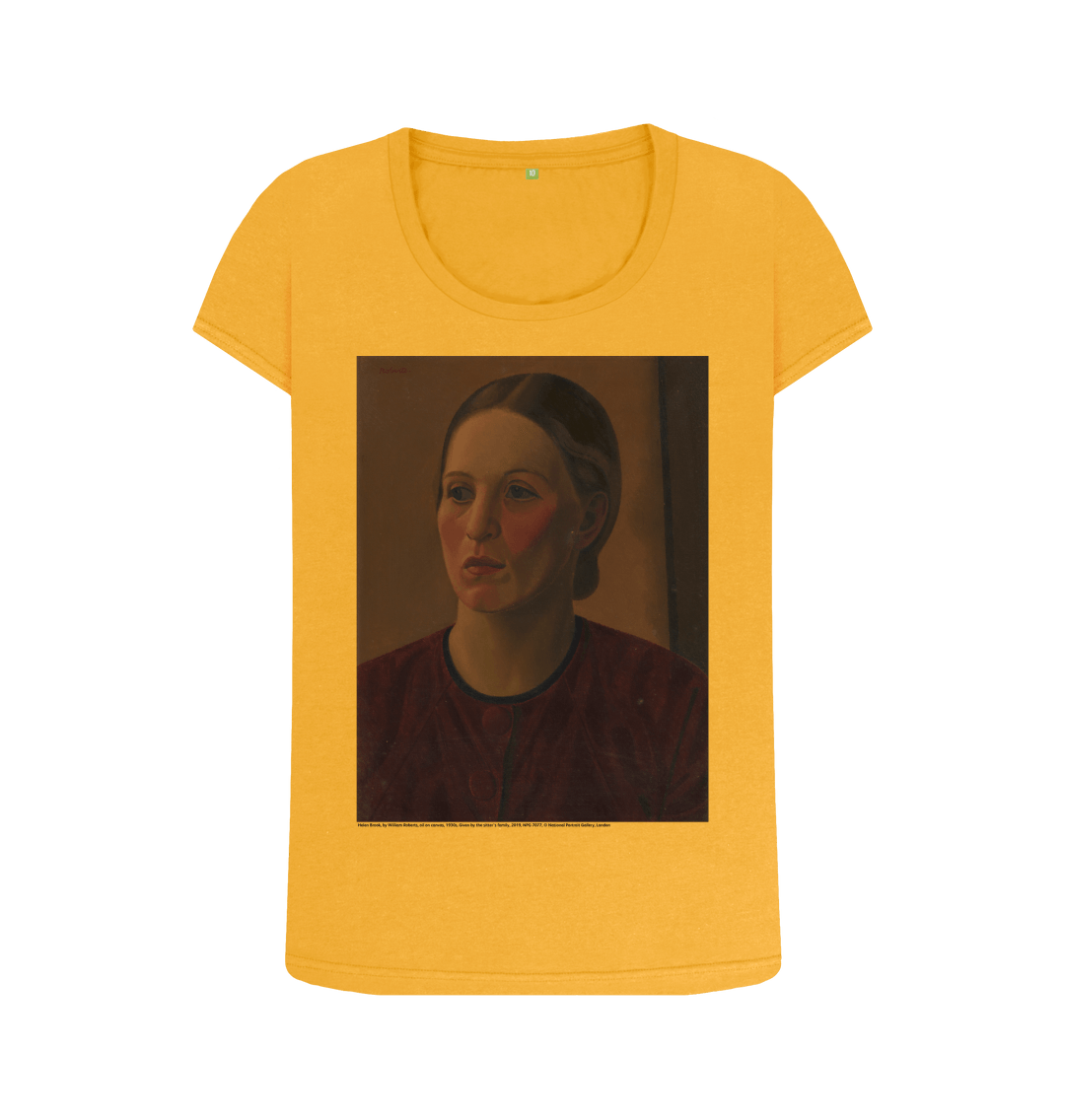 Mustard printed t shirt front