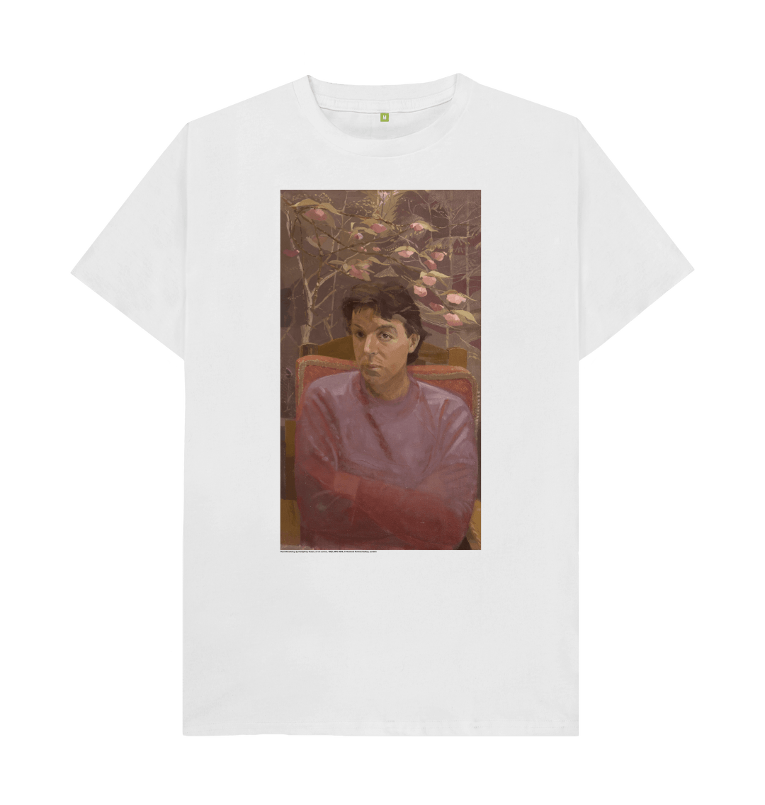 White printed t shirt front