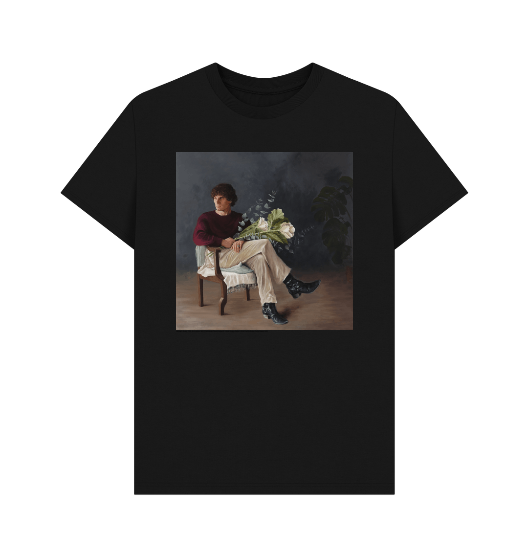 Black printed t shirt