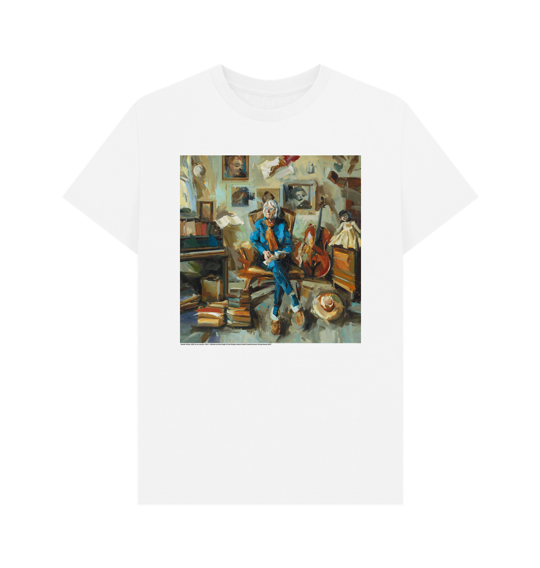 White printed t shirt