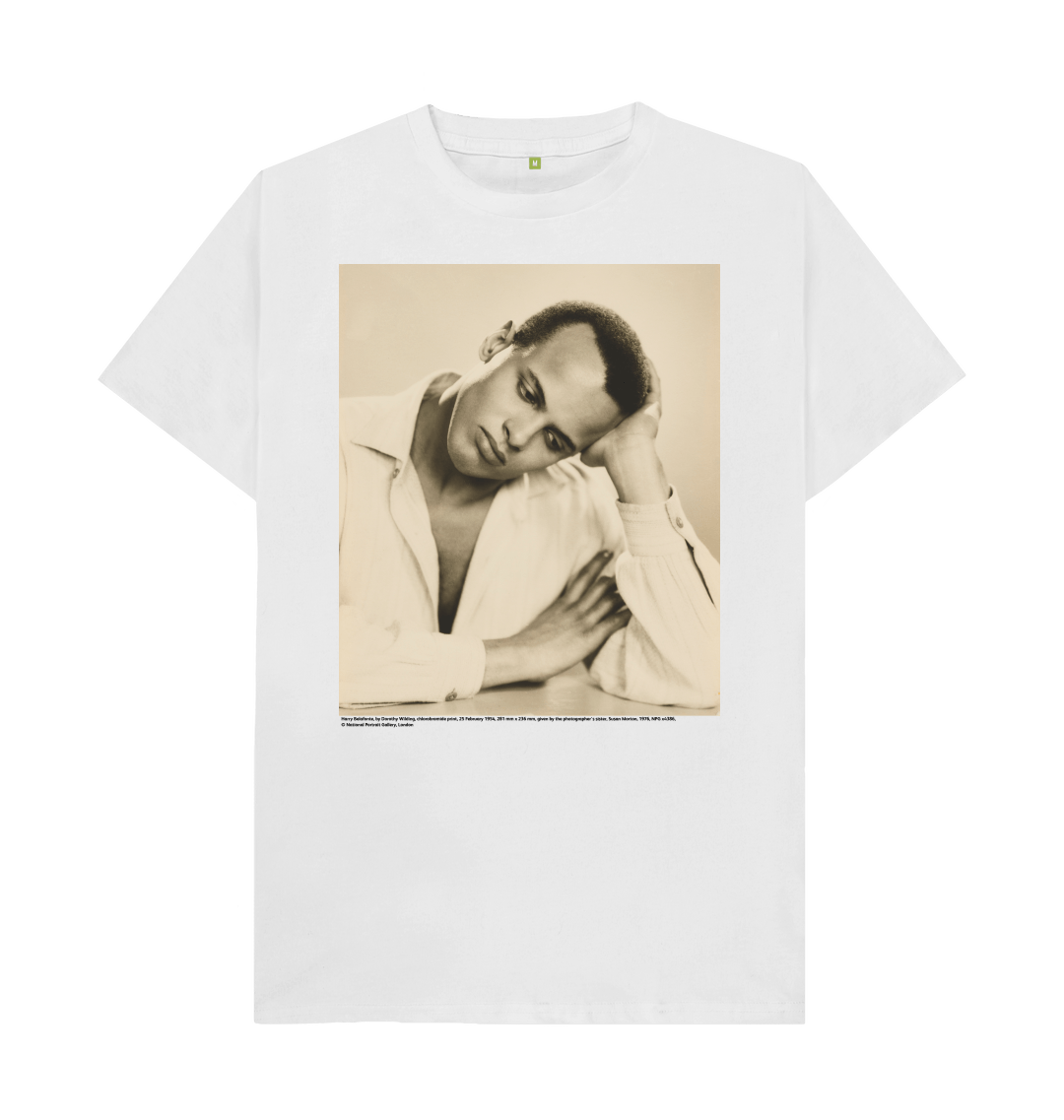 White printed t shirt front