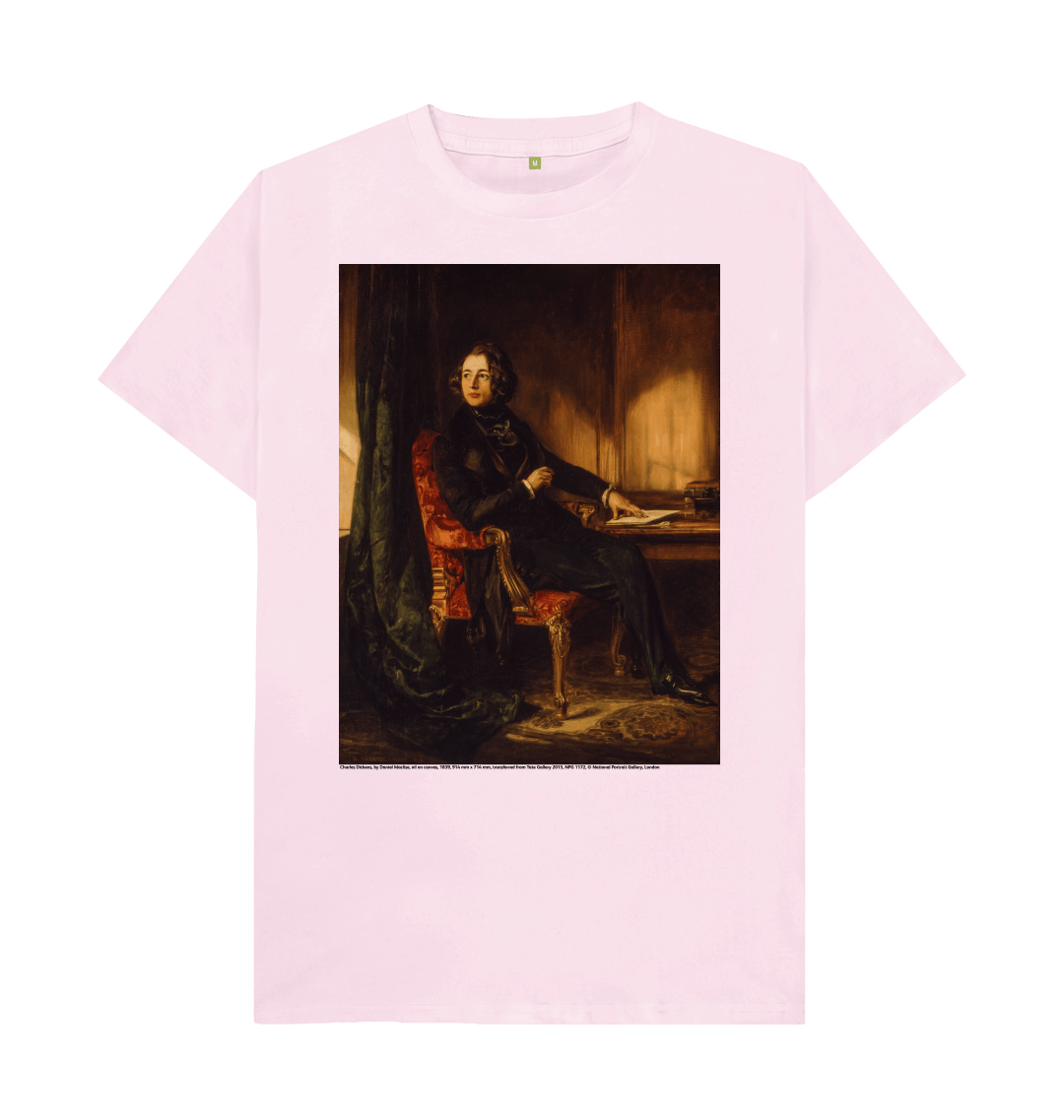 Pink printed t shirt front