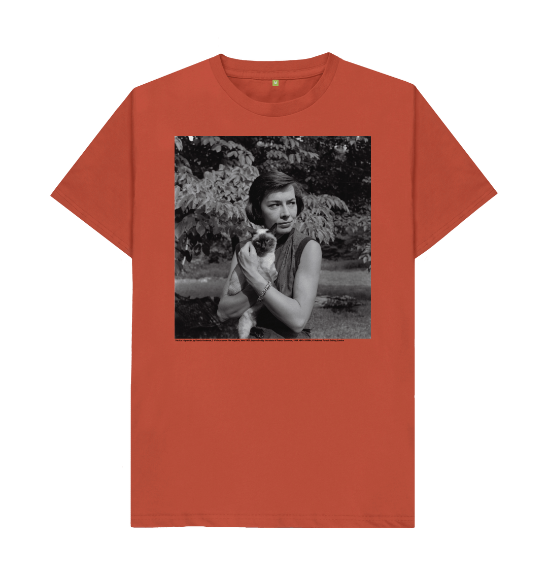 Rust printed t shirt front