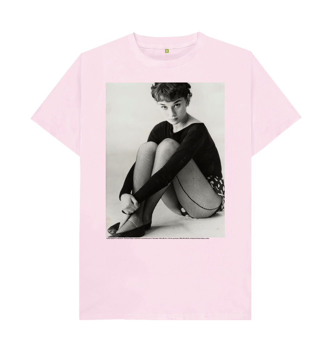 Pink printed t shirt front