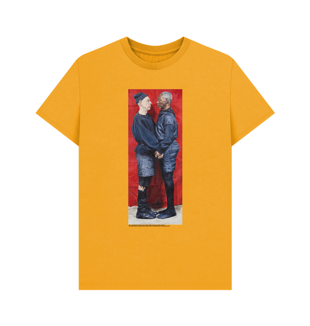 Mustard printed t shirt