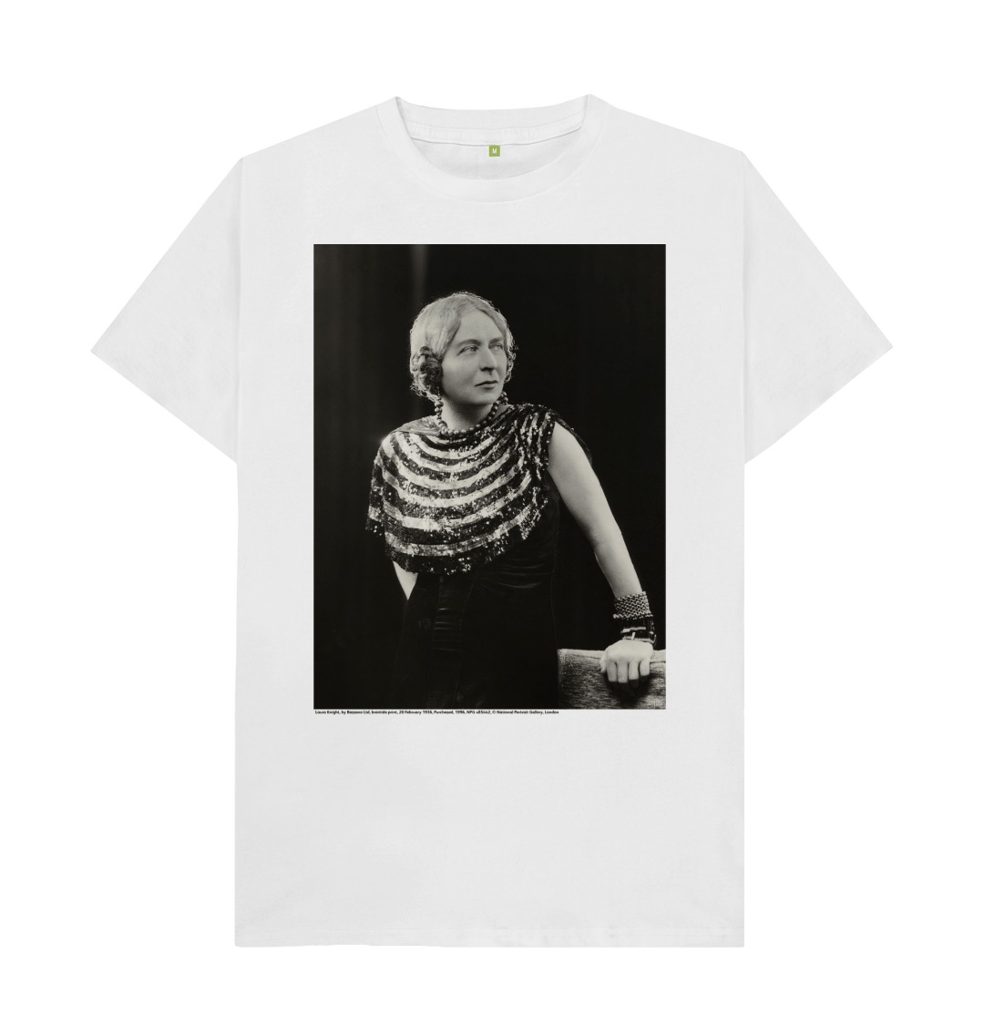 White printed t shirt front