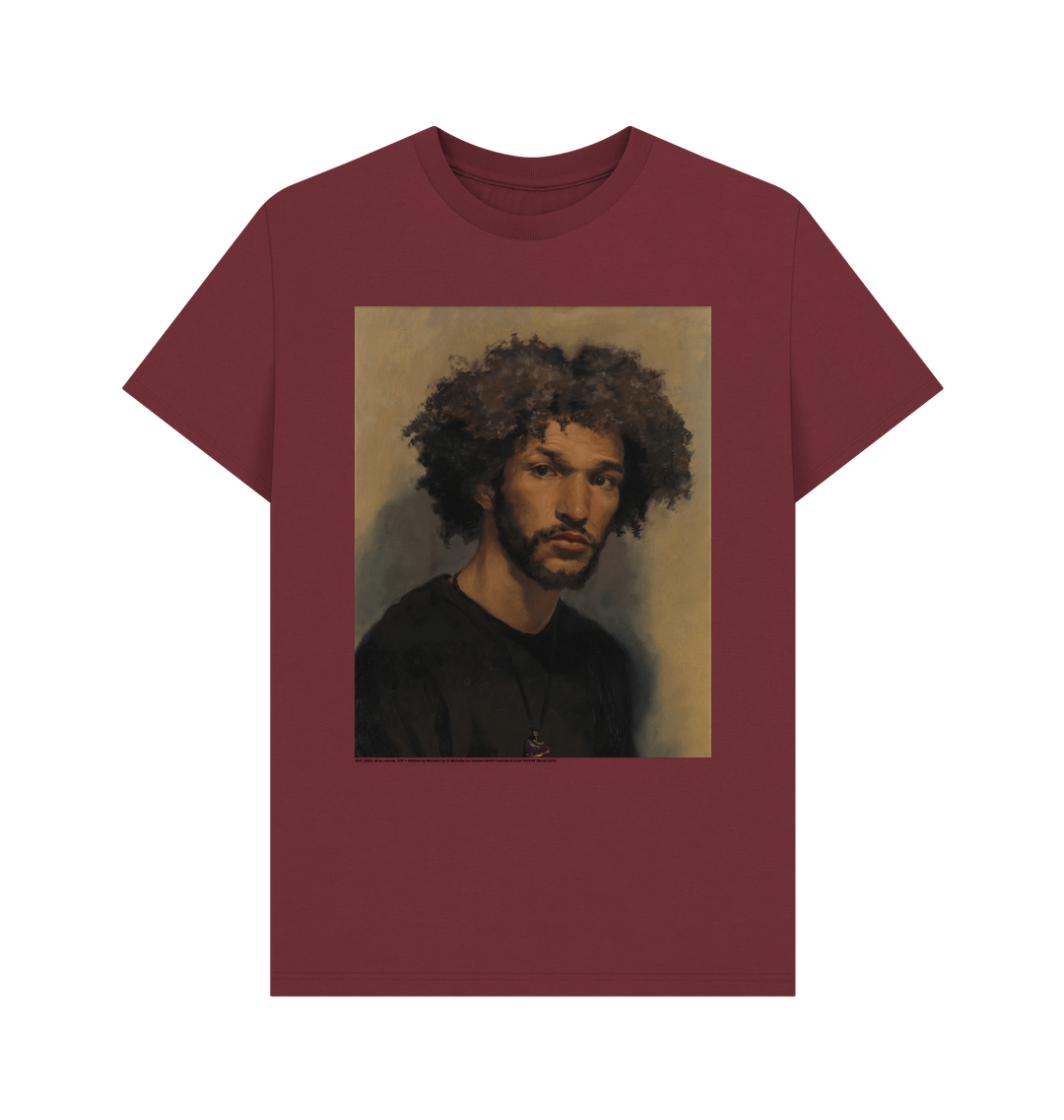 Red wine printed t shirt