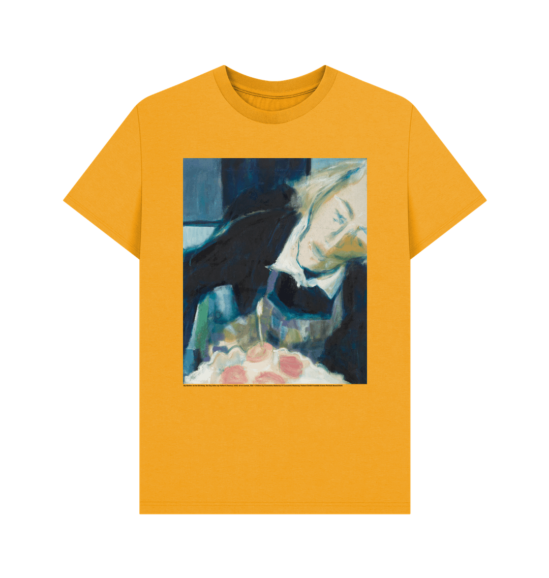 Mustard printed t shirt