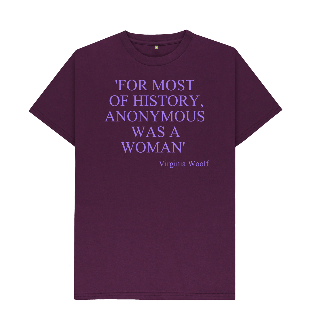 Purple printed t shirt front