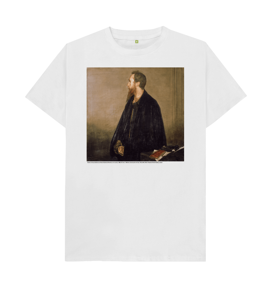 White printed t shirt front