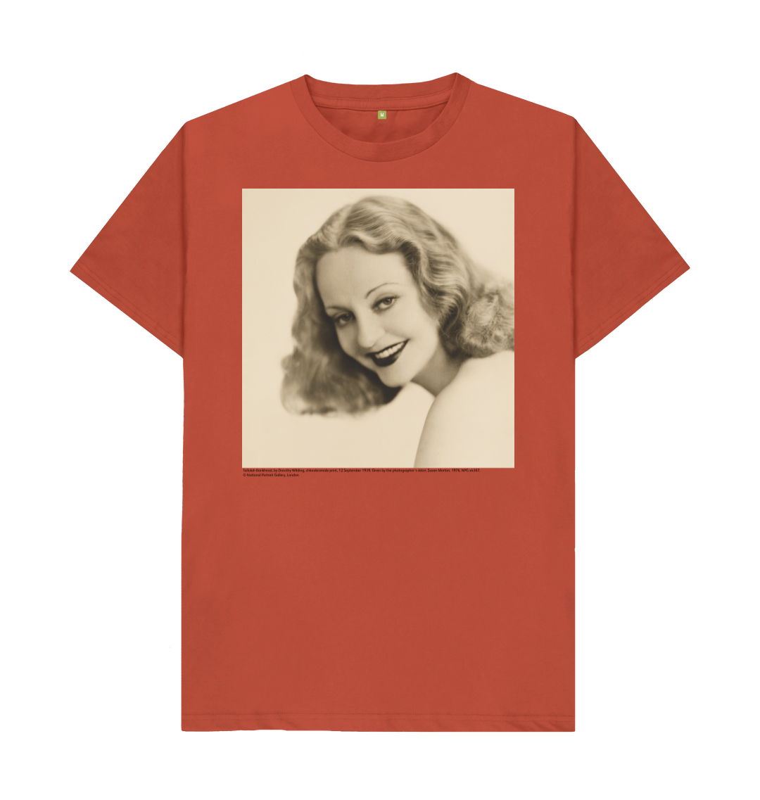 Rust printed t shirt front