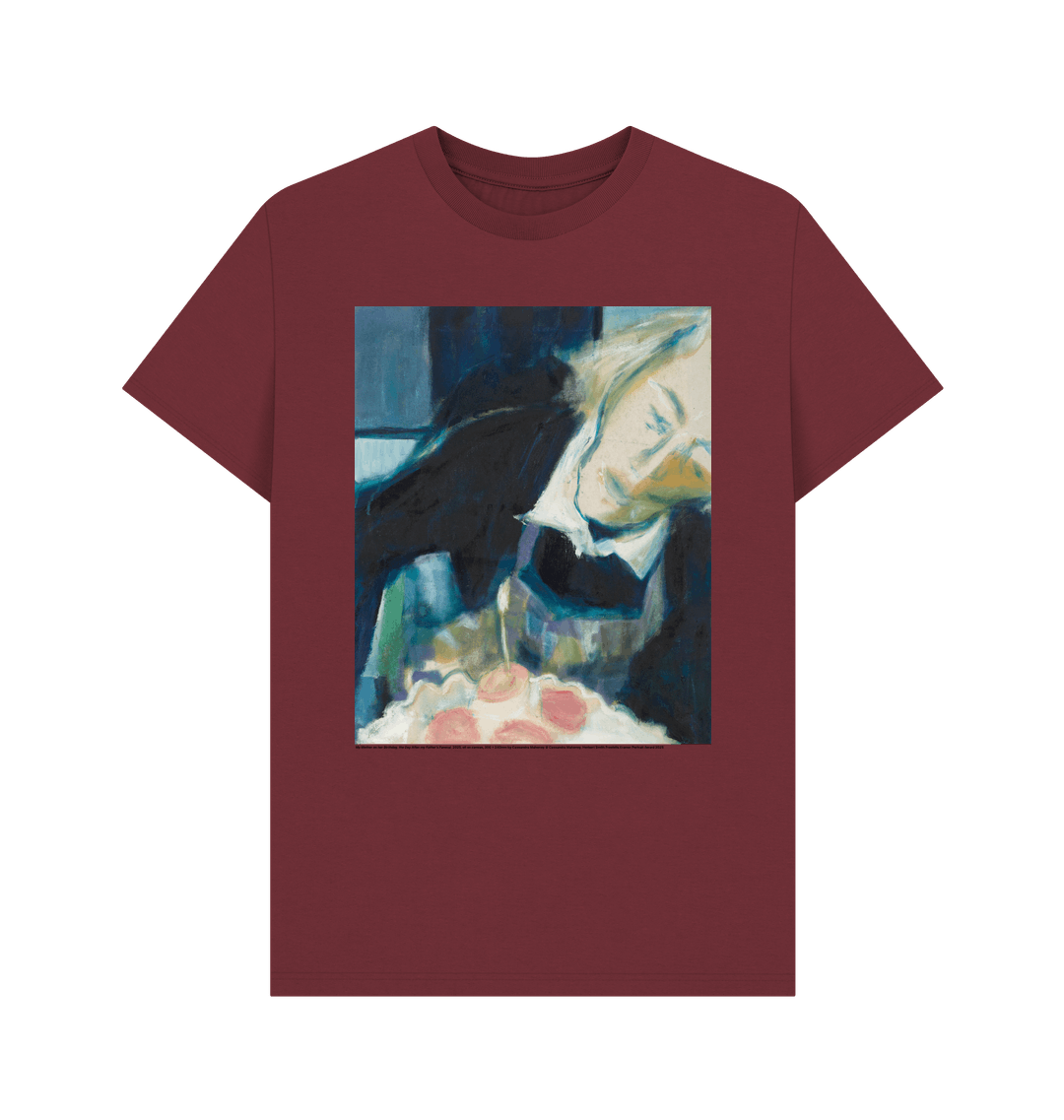 Red wine printed t shirt