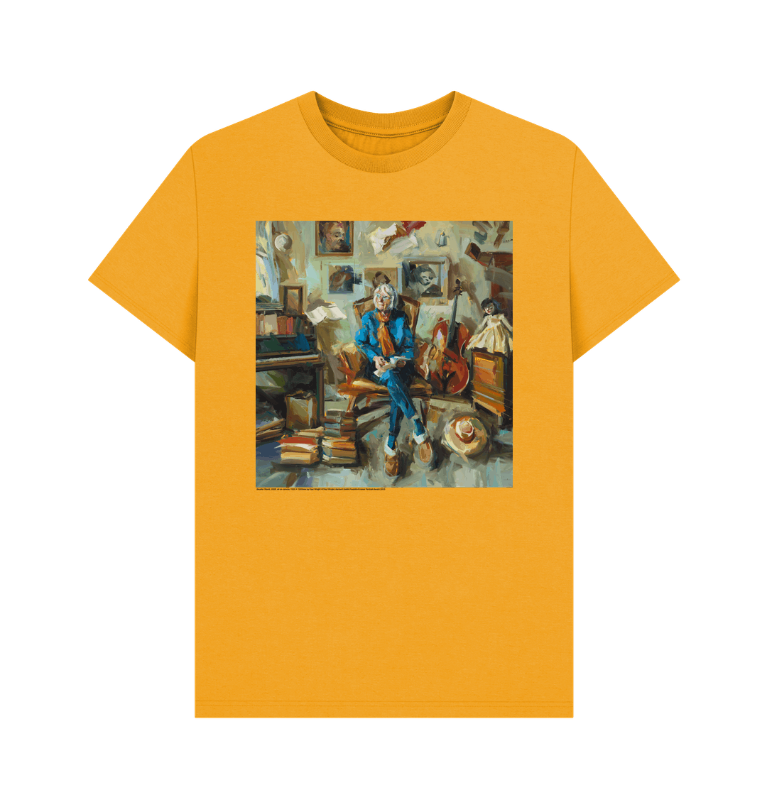 Mustard printed t shirt