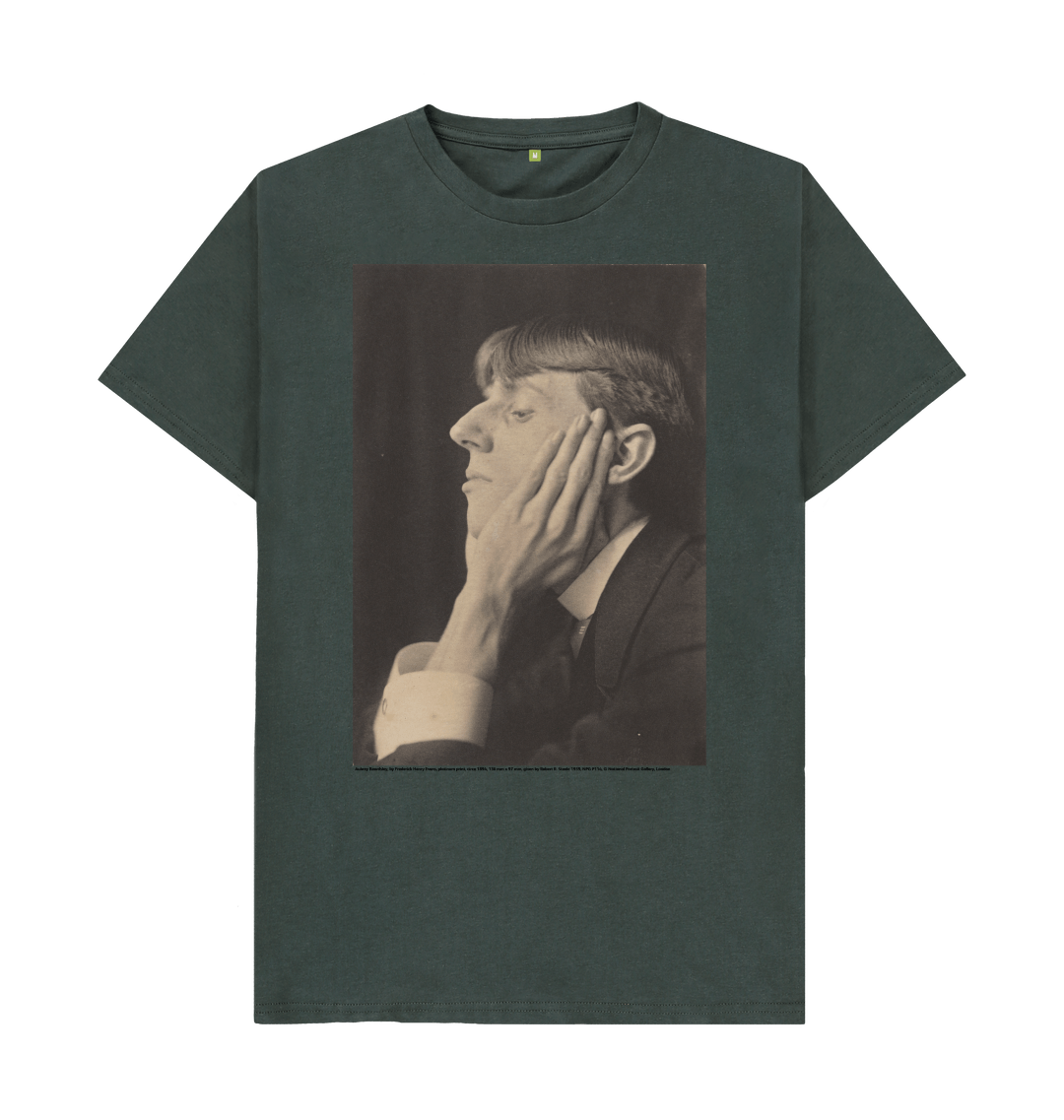 Dark grey printed t shirt front