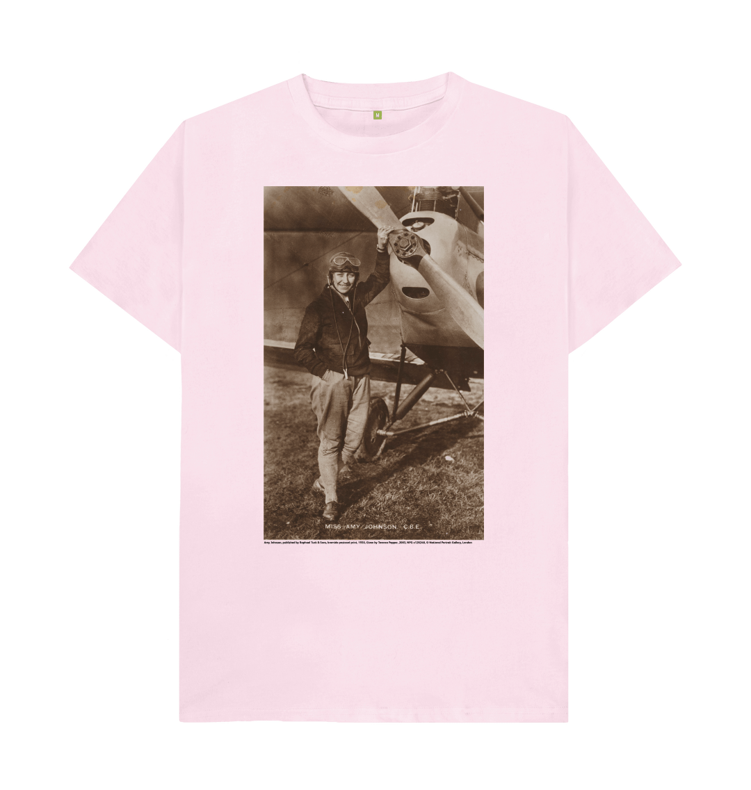 Pink printed t shirt front