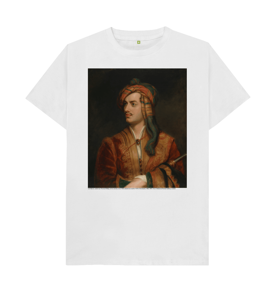 White printed t shirt front