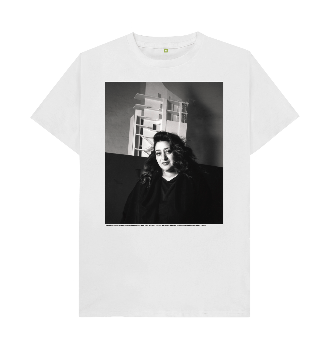 White printed t shirt front
