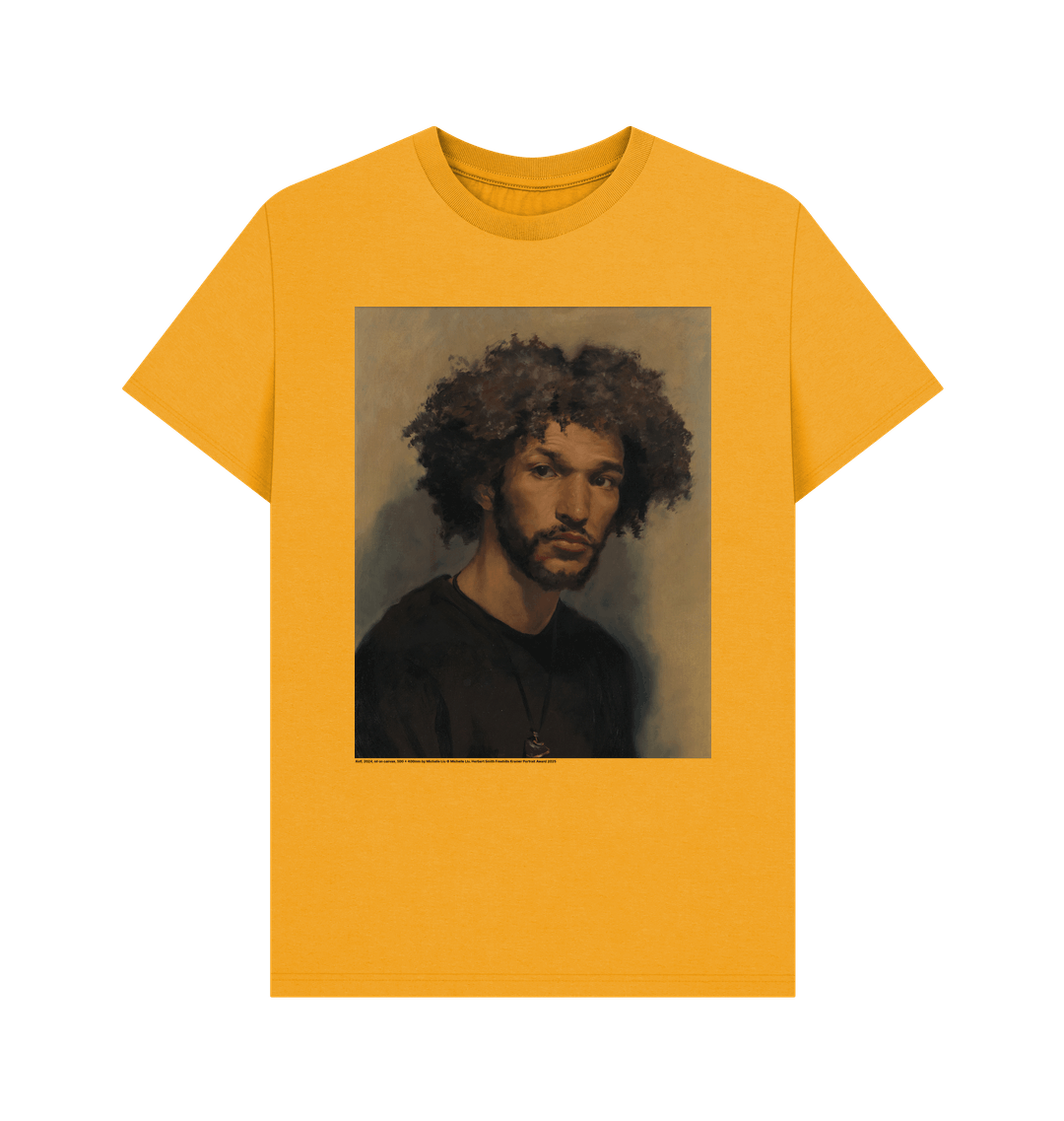 Mustard printed t shirt