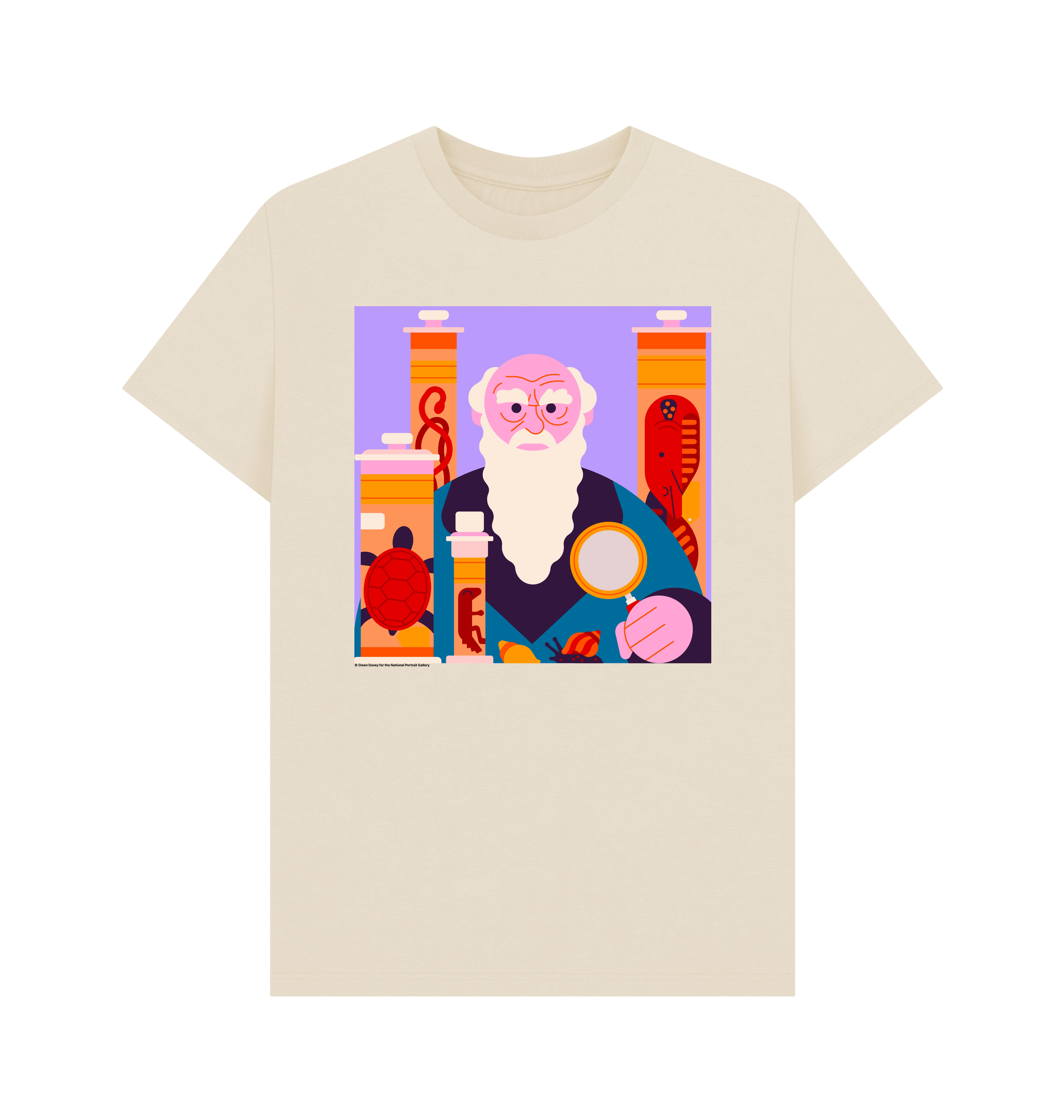 Oat printed t shirt front