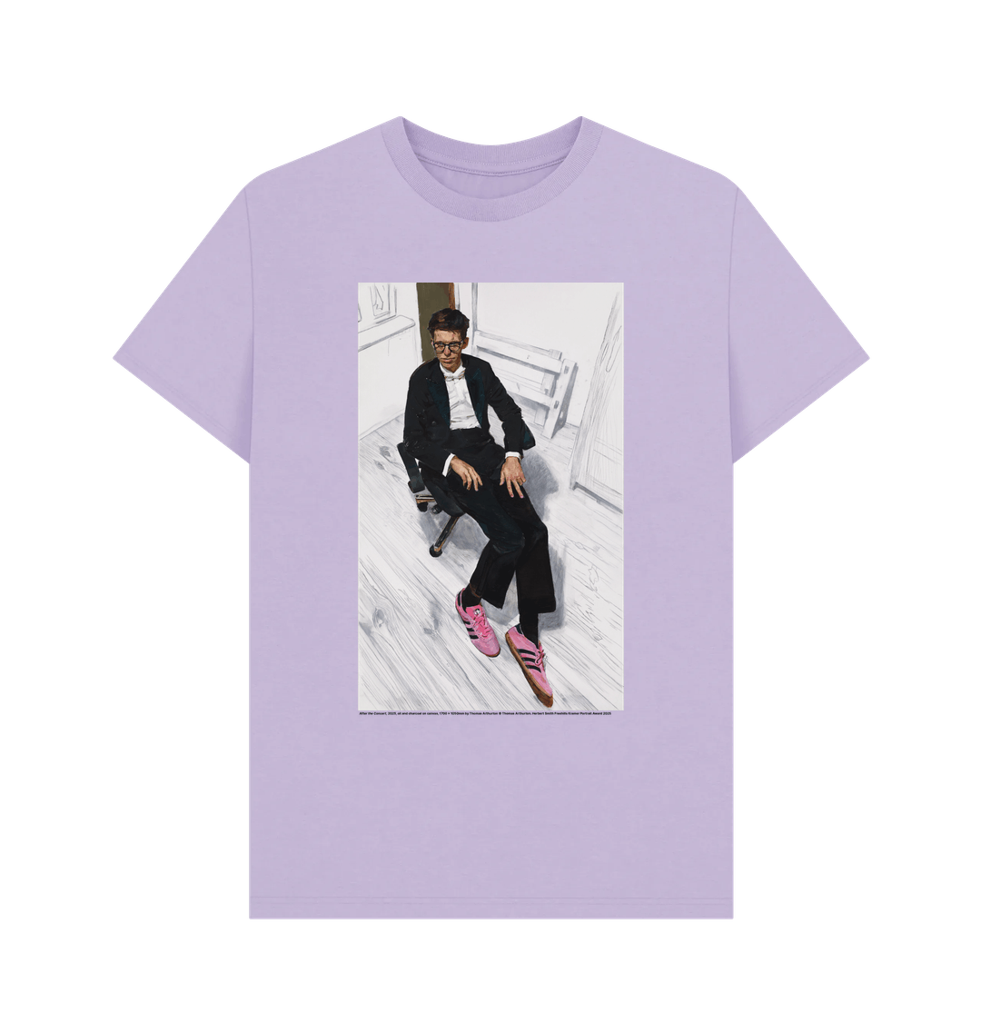 Lilac printed t shirt