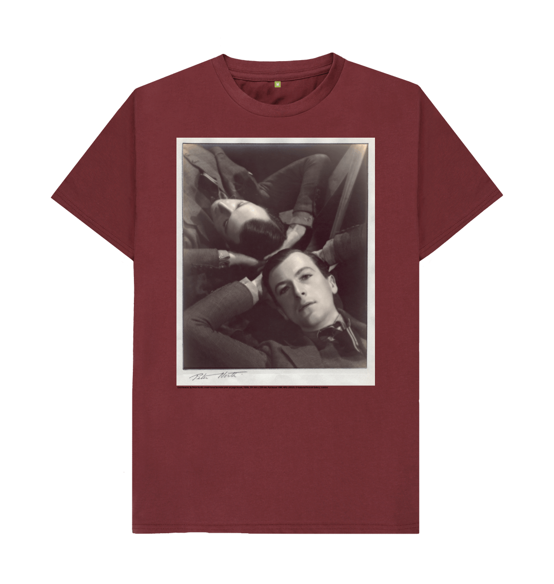 Red wine printed t shirt front