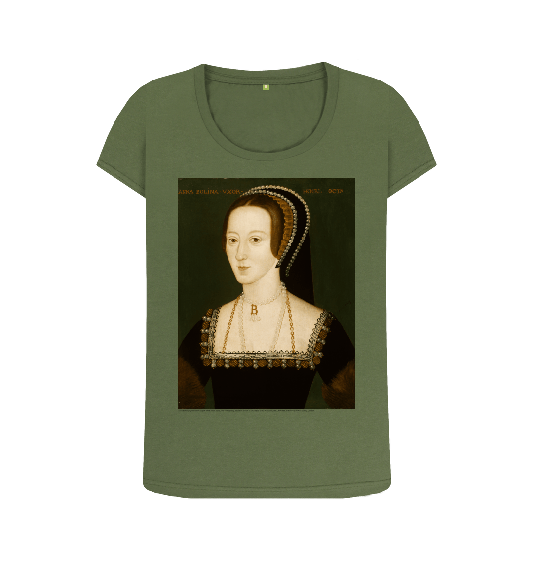 Khaki printed t shirt front