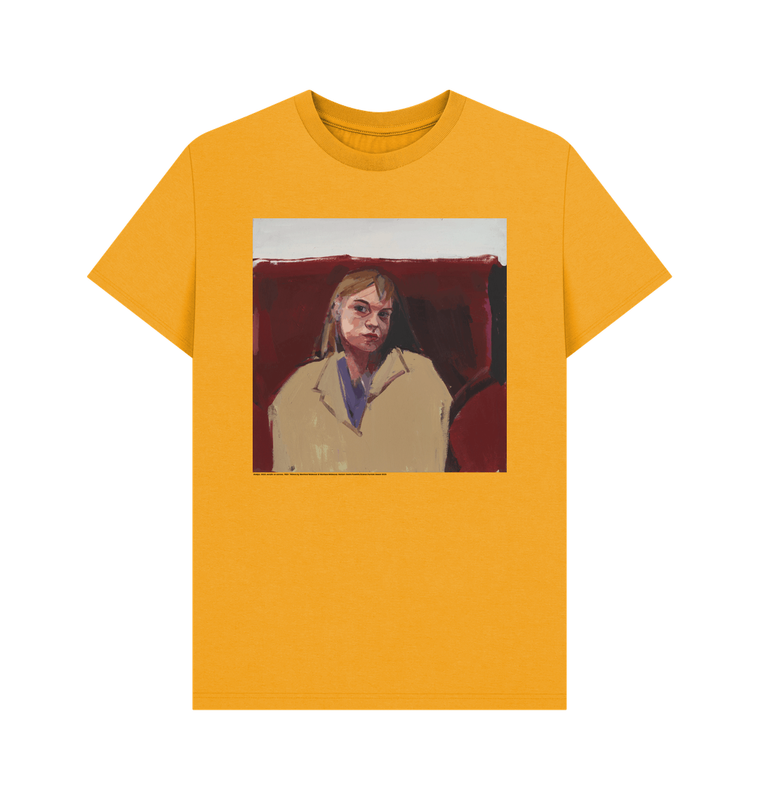 Mustard printed t shirt