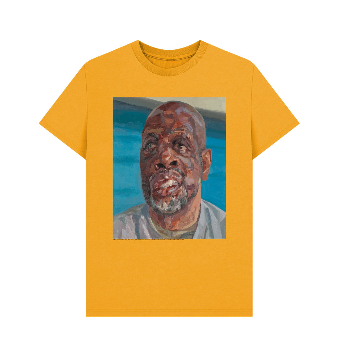 Mustard printed t shirt