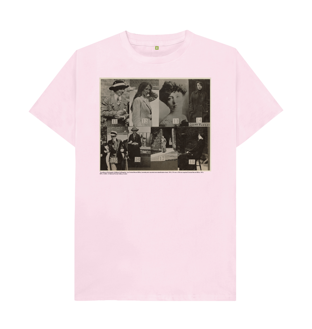 Pink printed t shirt front