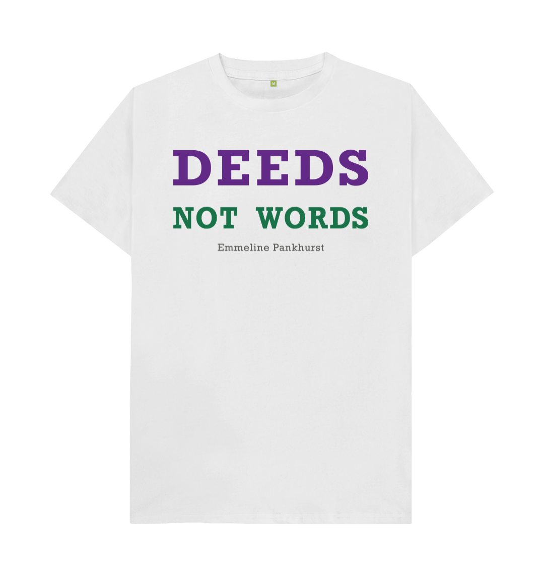 White printed t shirt front
