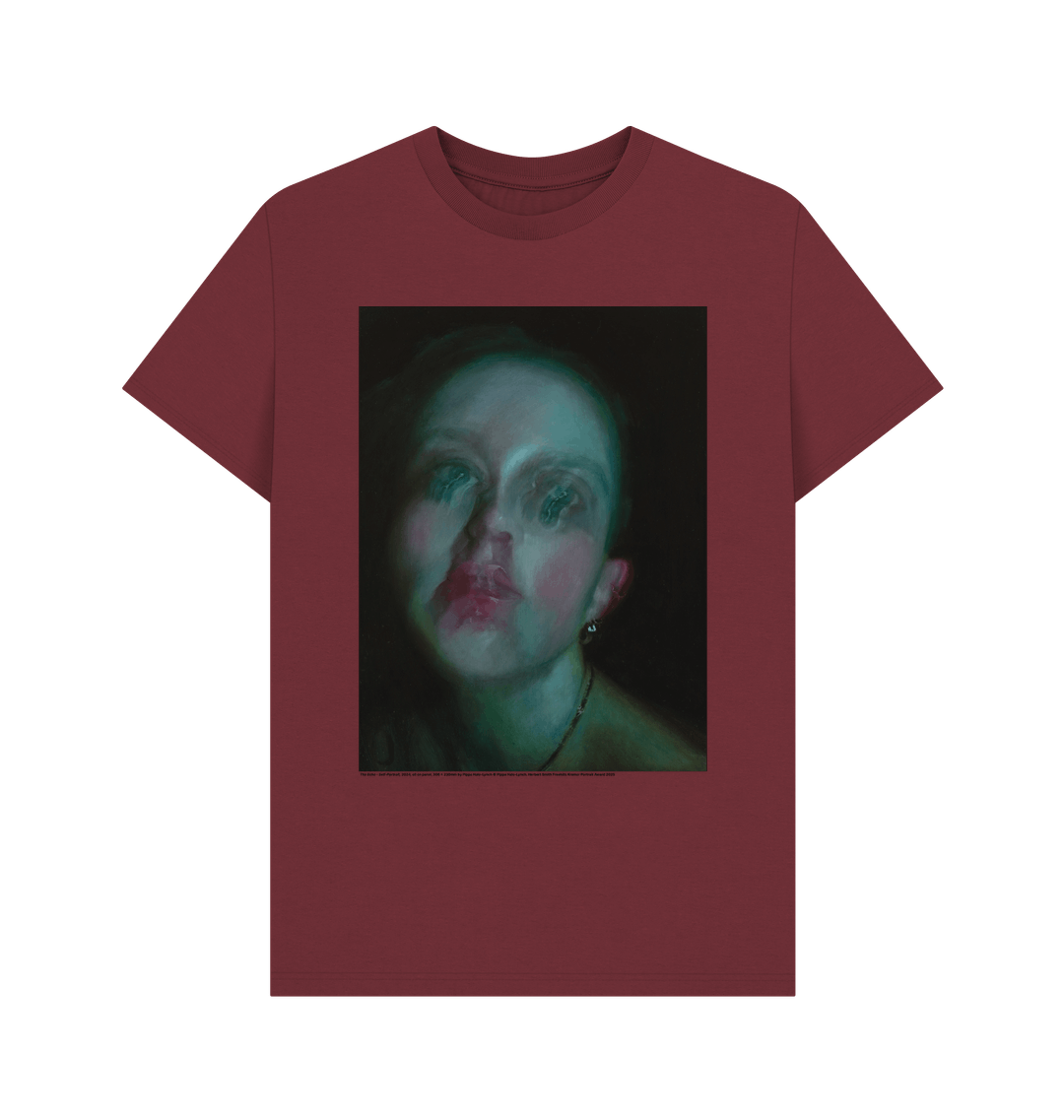Red wine printed t shirt