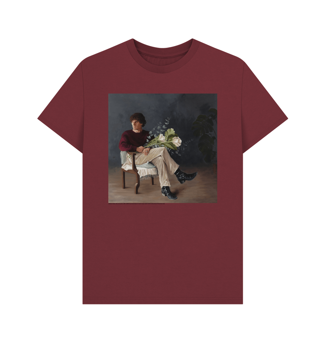 Red wine printed t shirt