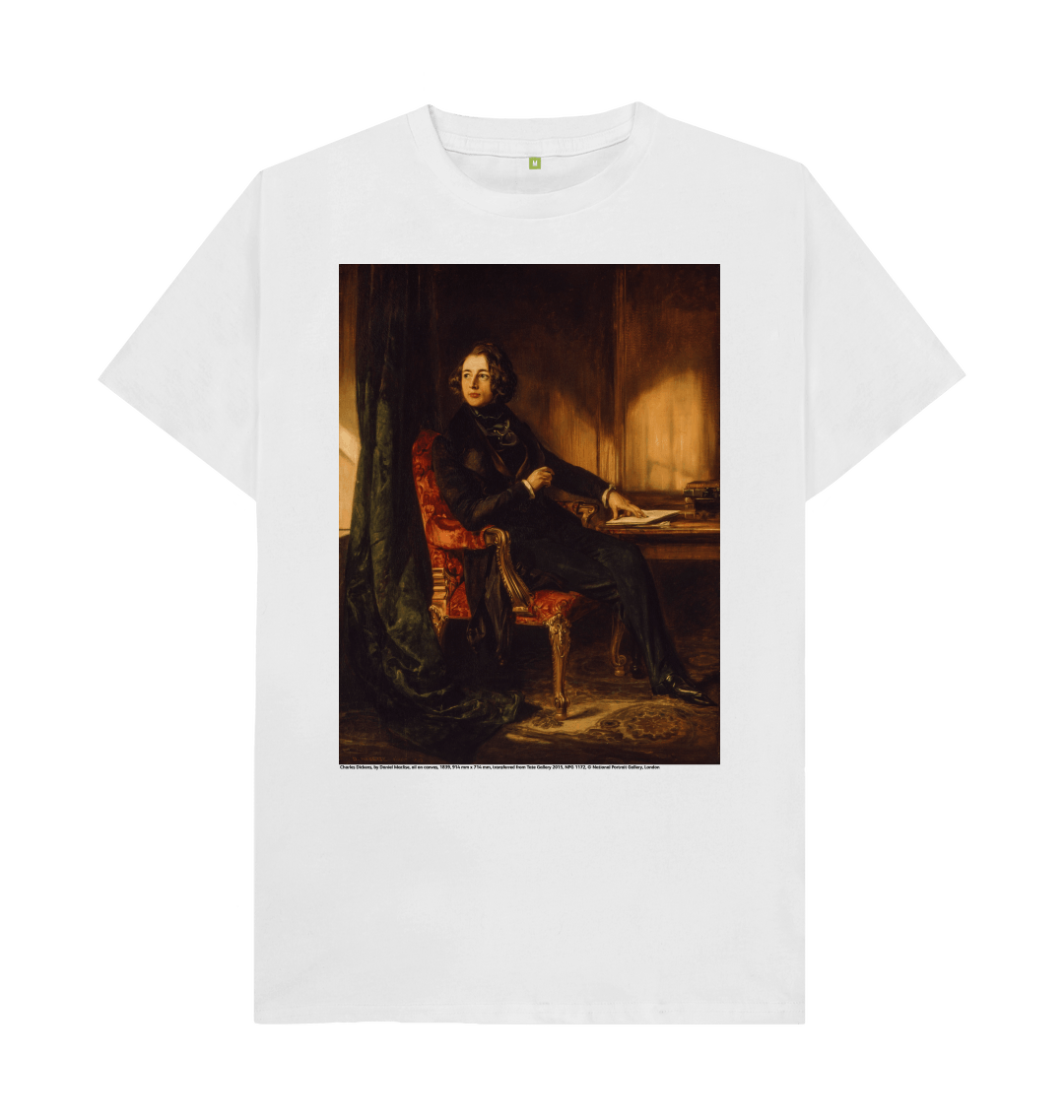 White printed t shirt front