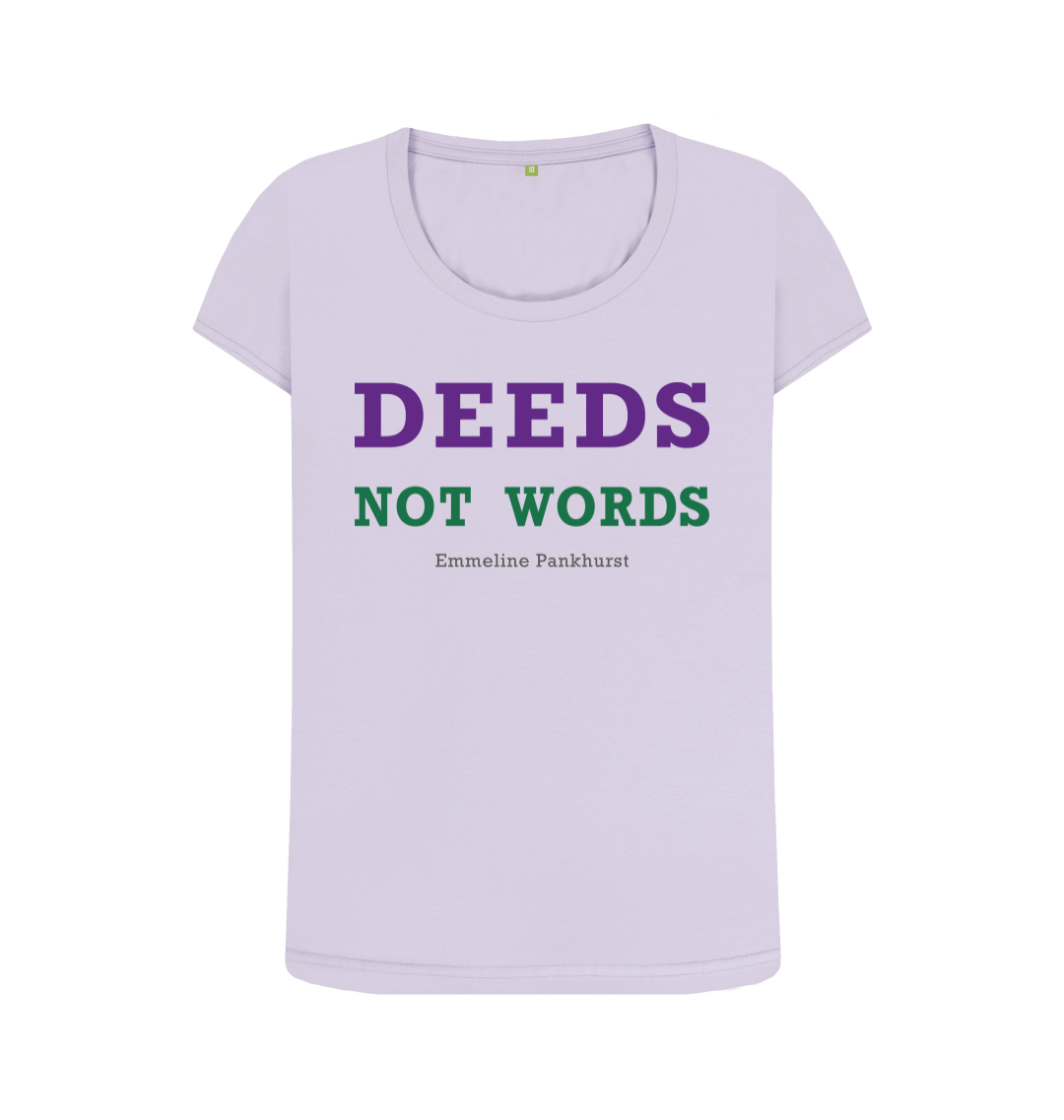 Violet printed t shirt front