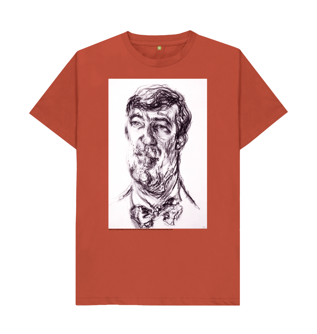 Rust printed t shirt front