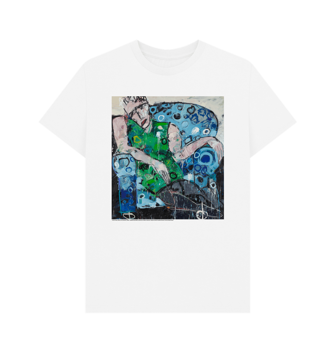 White printed t shirt