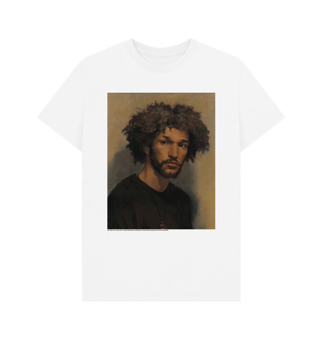 White printed t shirt