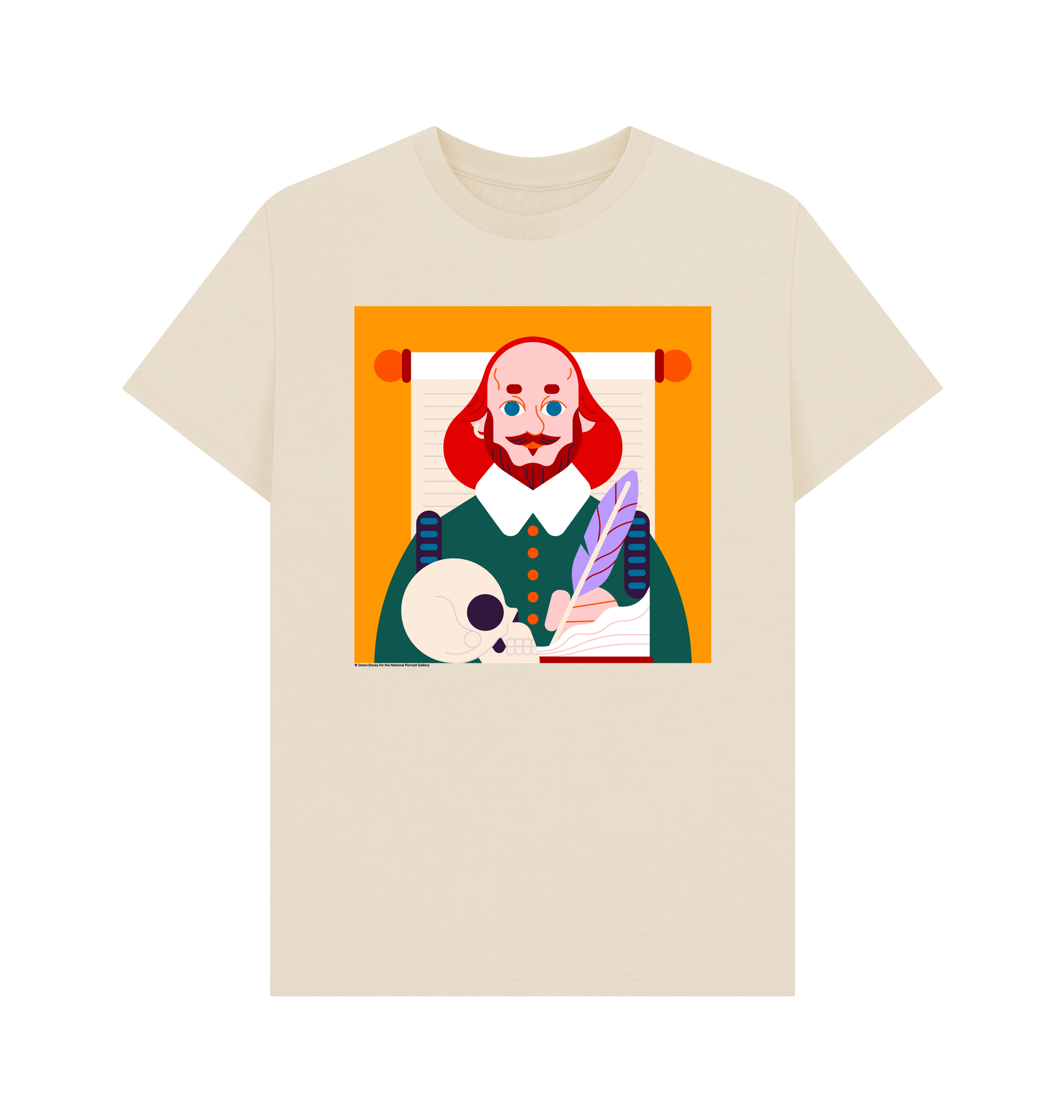 Oat printed t shirt front