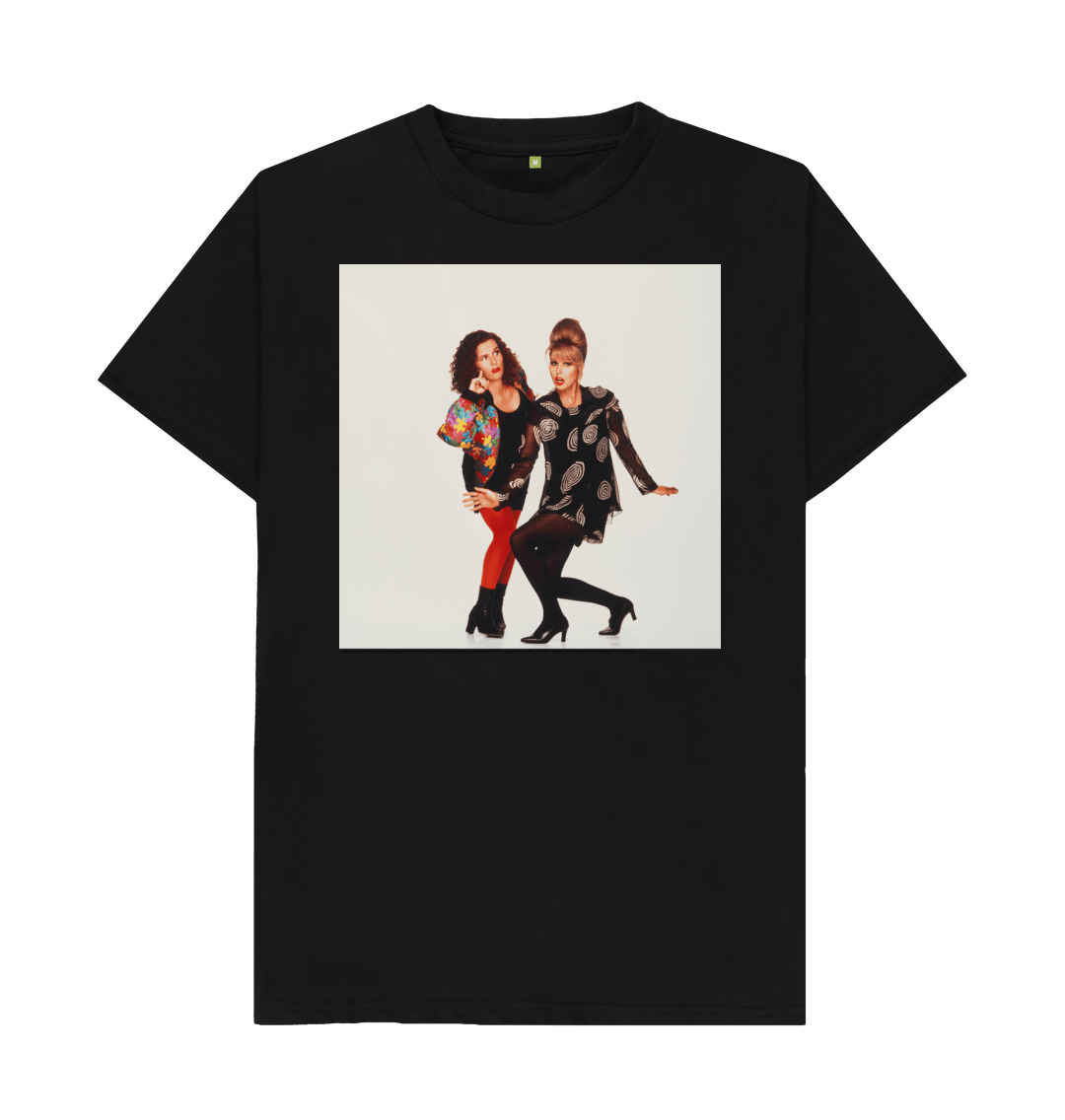 Black printed t shirt front