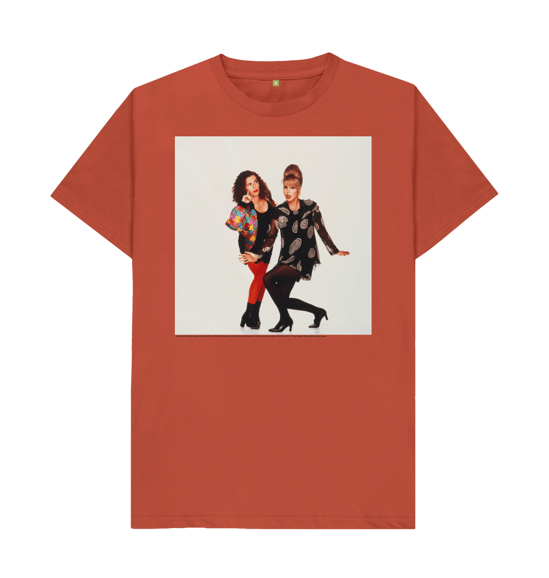 Rust printed t shirt front