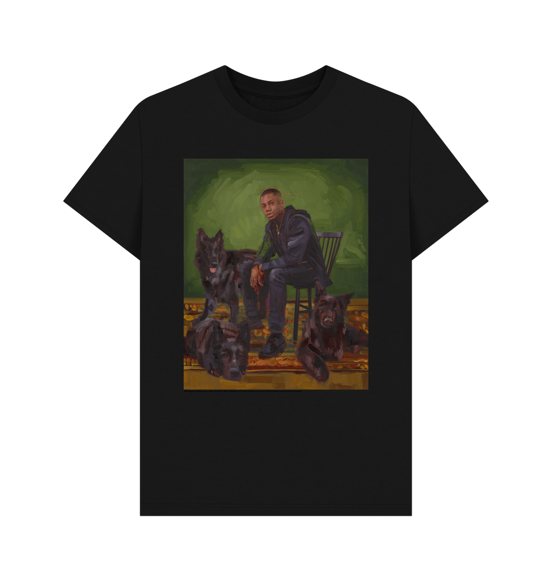 Black printed t shirt